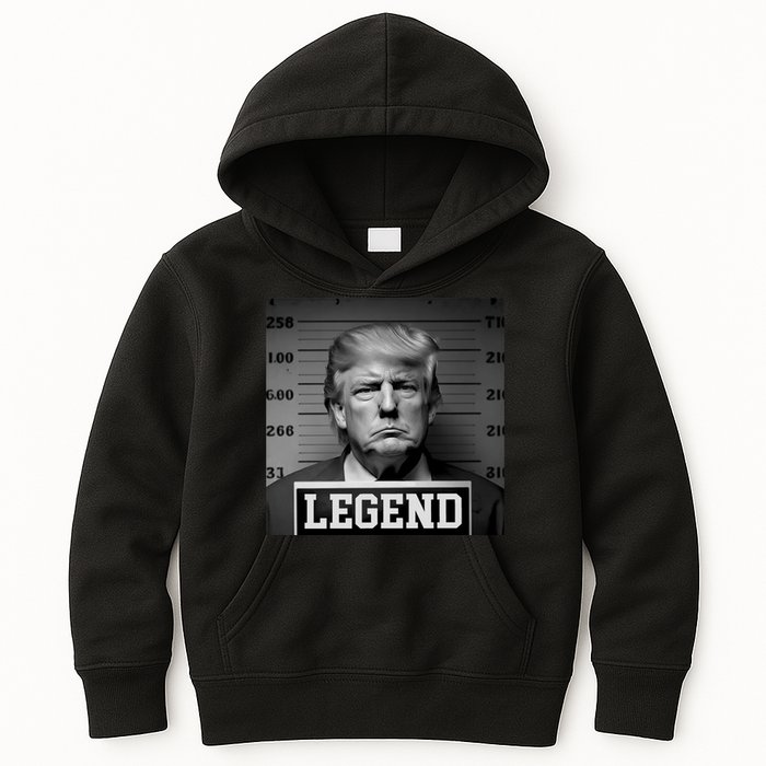 Trump Mugshot, Trump Mug Shot Kids Hoodie