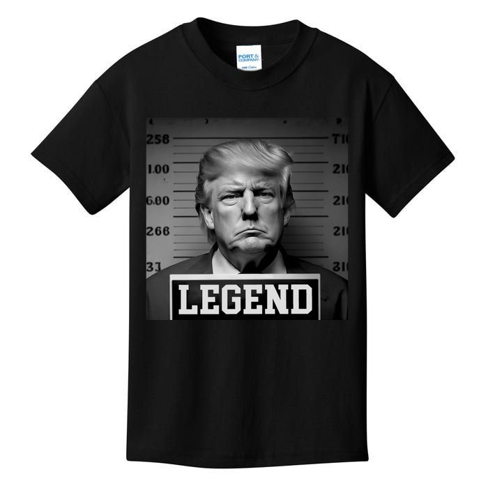 Trump Mugshot, Trump Mug Shot Kids T-Shirt