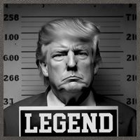Trump Mugshot, Trump Mug Shot Cotton Canvas Backpack