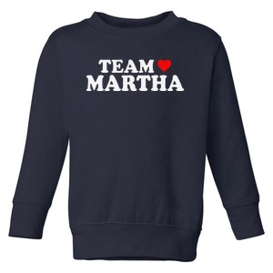 Team Martha Toddler Sweatshirt