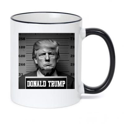 Trump Mugshot, Trump Mug Shot 11oz Black Color Changing Mug