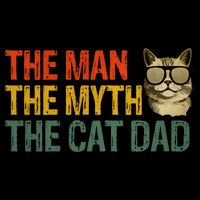 The Man The Myth The Cat Dad Cat Daddy Vintage Mug