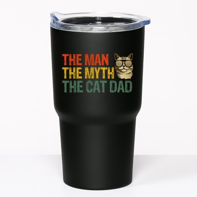 The Man The Myth The Cat Dad Cat Daddy Vintage Tumbler