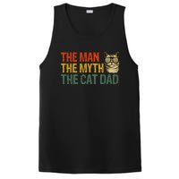 The Man The Myth The Cat Dad Cat Daddy Vintage PosiCharge Competitor Tank