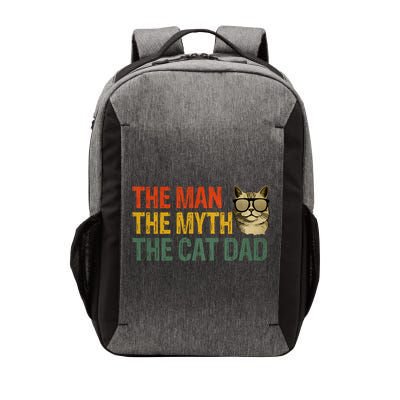 The Man The Myth The Cat Dad Cat Daddy Vintage Vector Backpack