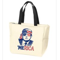 Trump Merica Trump Funny 4th Of July Zip Tote Bag