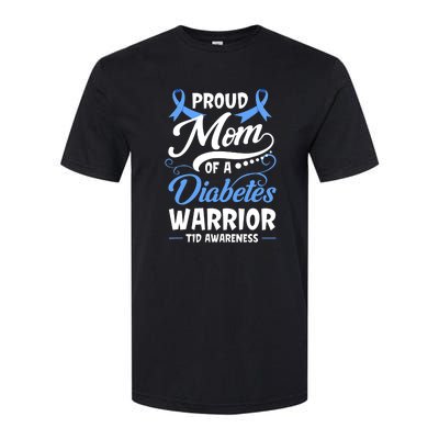 T1D Mom Type 1 Diabetes Awareness Gift Softstyle® CVC T-Shirt