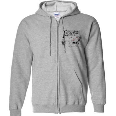 Take Me To Florida Well Me Full Zip Hoodie