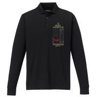 The Manual Transmission Preservation Society Stick Shift Performance Long Sleeve Polo