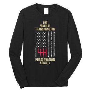 The Manual Transmission Preservation Society Stick Shift Long Sleeve Shirt