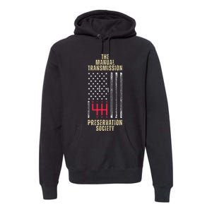 The Manual Transmission Preservation Society Stick Shift Premium Hoodie