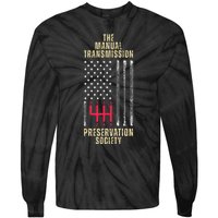 The Manual Transmission Preservation Society Stick Shift Tie-Dye Long Sleeve Shirt