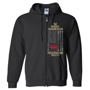 The Manual Transmission Preservation Society Stick Shift Full Zip Hoodie