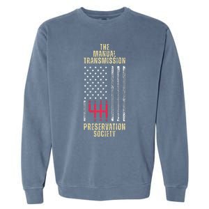 The Manual Transmission Preservation Society Stick Shift Garment-Dyed Sweatshirt