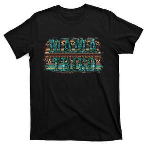 Turquoise Mama Tried Country Southern Rodeo Cowgirl Western T-Shirt