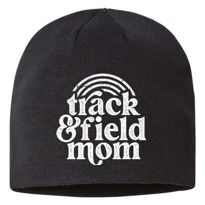 Track Mom Track And Field Mom Runner Running Mama Mother Sustainable Beanie