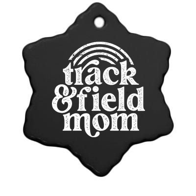 Track Mom Track And Field Mom Runner Running Mama Mother Ceramic Star Ornament