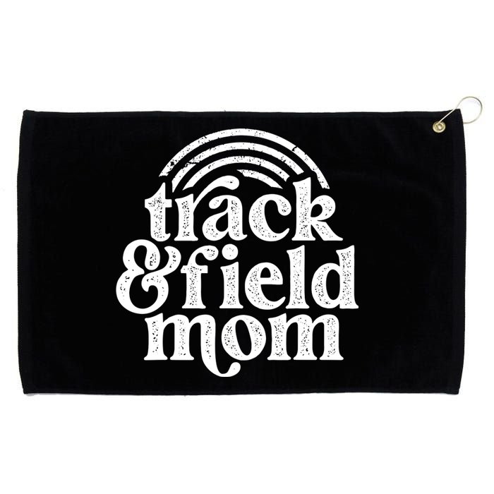 Track Mom Track And Field Mom Runner Running Mama Mother Grommeted Golf Towel