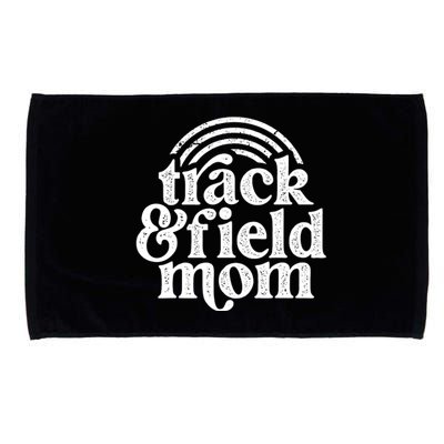 Track Mom Track And Field Mom Runner Running Mama Mother Microfiber Hand Towel