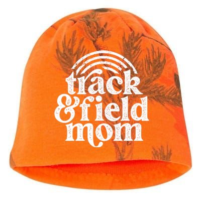 Track Mom Track And Field Mom Runner Running Mama Mother Kati - Camo Knit Beanie