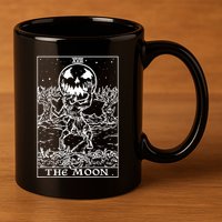 The Moon Tarot Card Werewolf 11oz C Handle Ceramic Mug