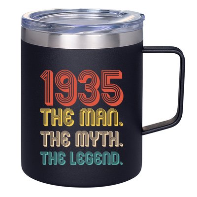 The Man The Myth The Legend 1935 90th Birthday 12oz Stainless Steel Coffee Mug