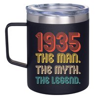 The Man The Myth The Legend 1935 90th Birthday 12oz Stainless Steel Coffee Mug