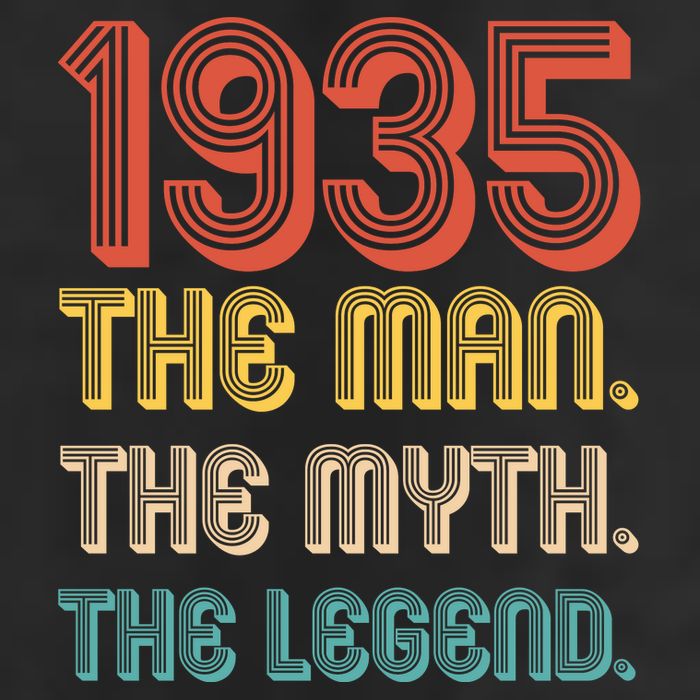 The Man The Myth The Legend 1935 90th Birthday 25L Jumbo Tote