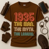 The Man The Myth The Legend 1935 90th Birthday Cooling Performance Crew T-Shirt