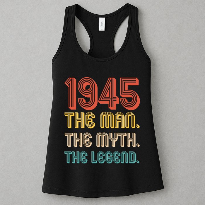 The Man The Myth The Legend 1945 80th Birthday Womens Tank Top