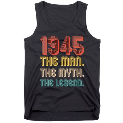 The Man The Myth The Legend 1945 80th Birthday Tank Top