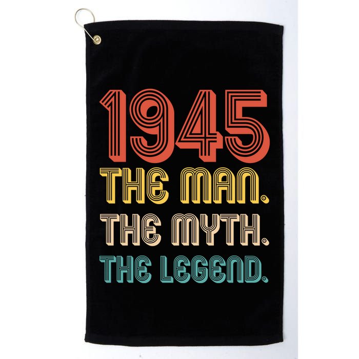 The Man The Myth The Legend 1945 80th Birthday Golf Towel