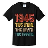 The Man The Myth The Legend 1945 80th Birthday Kids T-Shirt