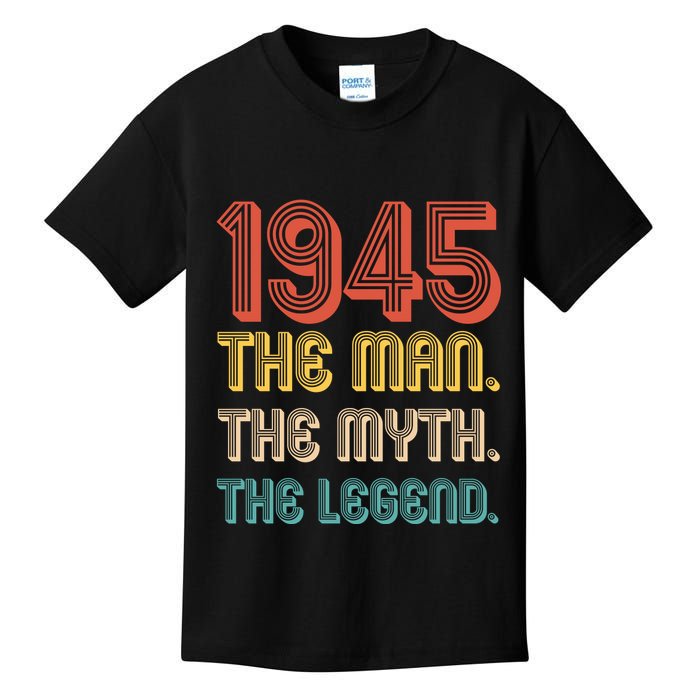 The Man The Myth The Legend 1945 80th Birthday Kids T-Shirt