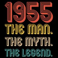 The Man The Myth The Legend 1955 70th Birthday Cooling Performance Crew T-Shirt
