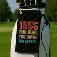 The Man The Myth The Legend 1955 70th Birthday Golf Towel