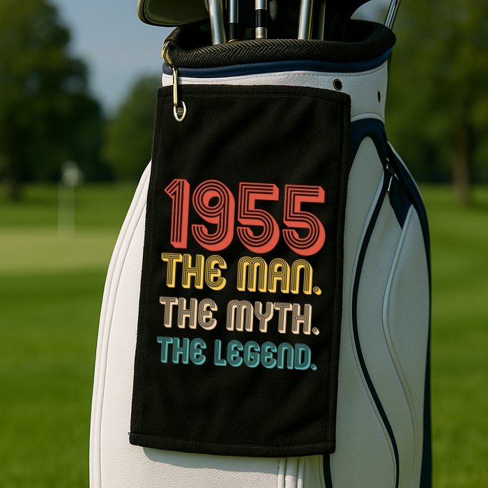 The Man The Myth The Legend 1955 70th Birthday Golf Towel