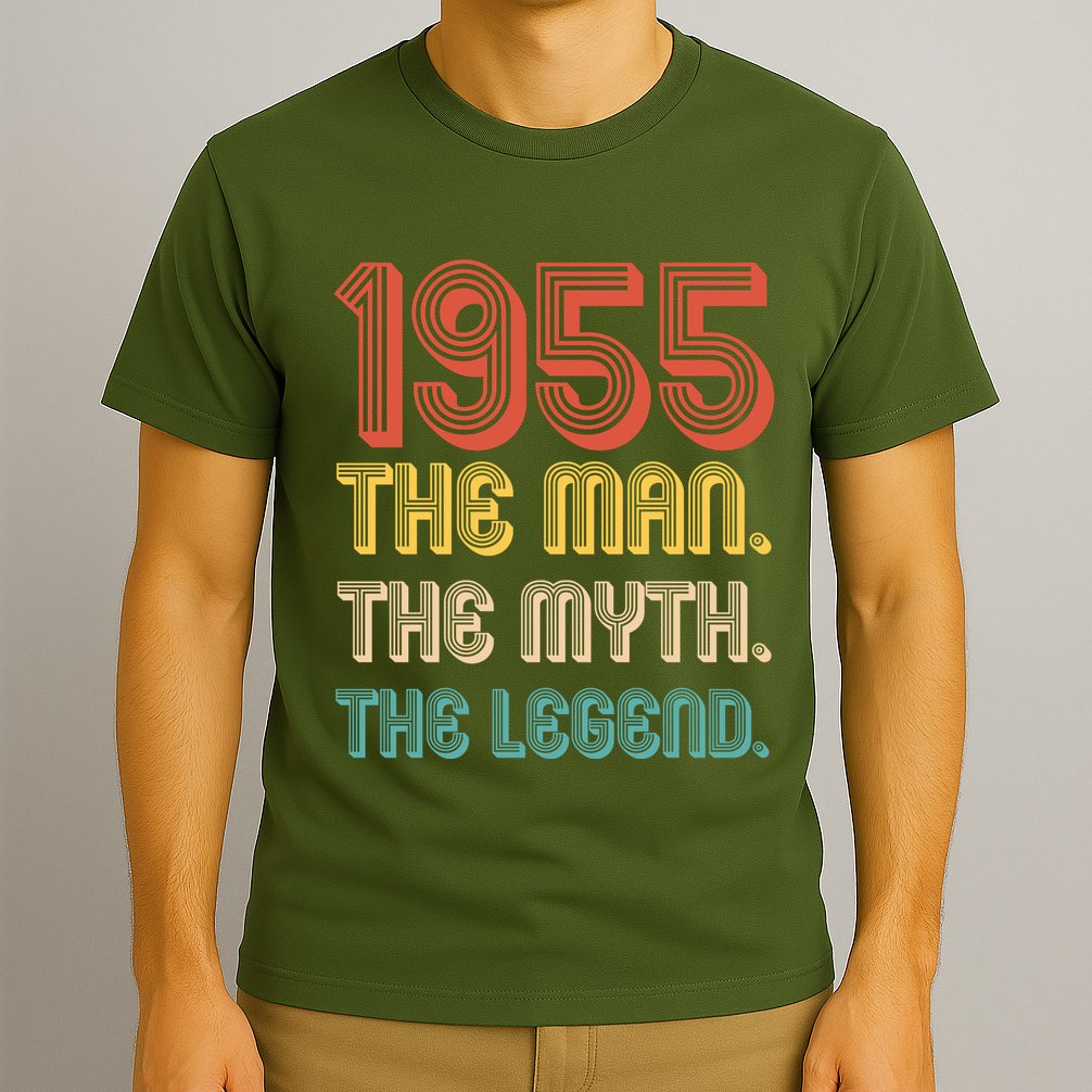The Man The Myth The Legend 1955 70th Birthday T-Shirt