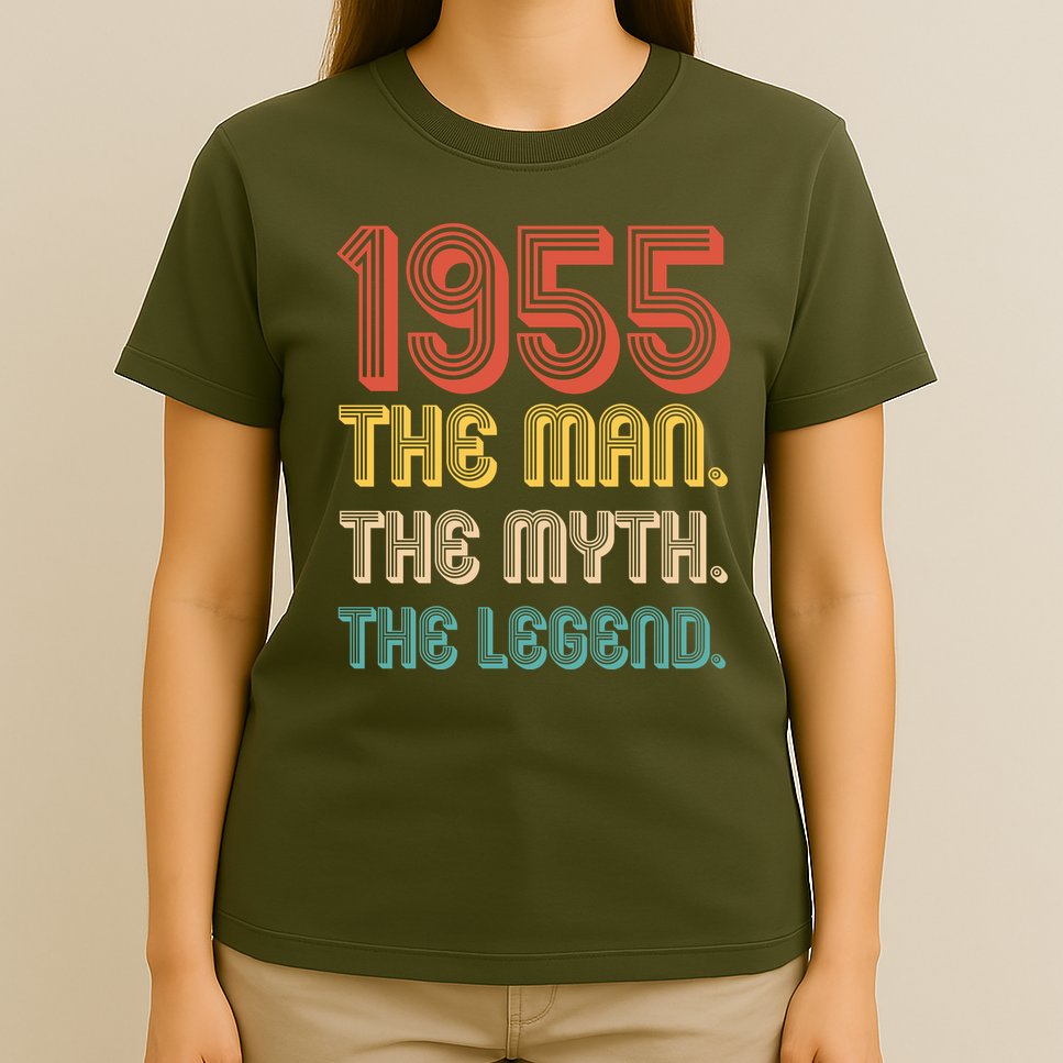 The Man The Myth The Legend 1955 70th Birthday T-Shirt