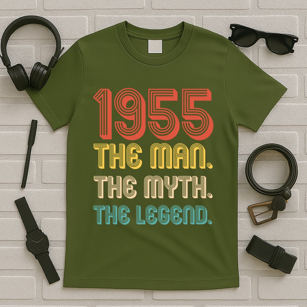 The Man The Myth The Legend 1955 70th Birthday T-Shirt
