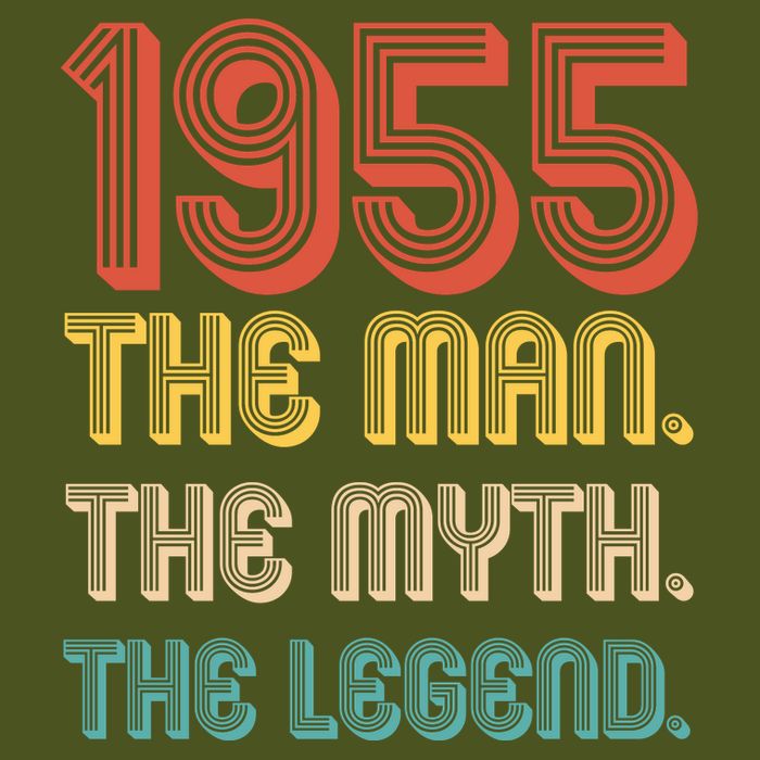 The Man The Myth The Legend 1955 70th Birthday T-Shirt