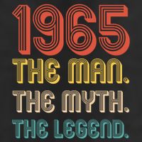 The Man The Myth The Legend 1965 60th Birthday Adult Drive Performance Visor
