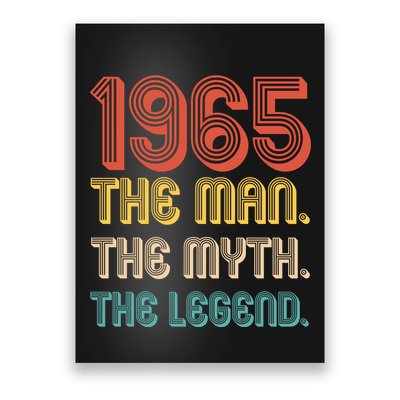 The Man The Myth The Legend 1965 60th Birthday Poster