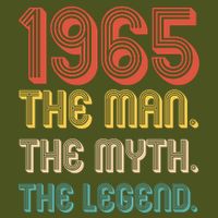 The Man The Myth The Legend 1965 60th Birthday T-Shirt