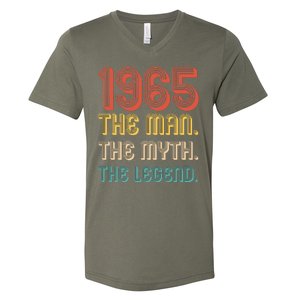 The Man The Myth The Legend 1965 60th Birthday V-Neck T-Shirt