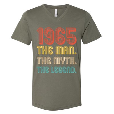 The Man The Myth The Legend 1965 60th Birthday V-Neck T-Shirt