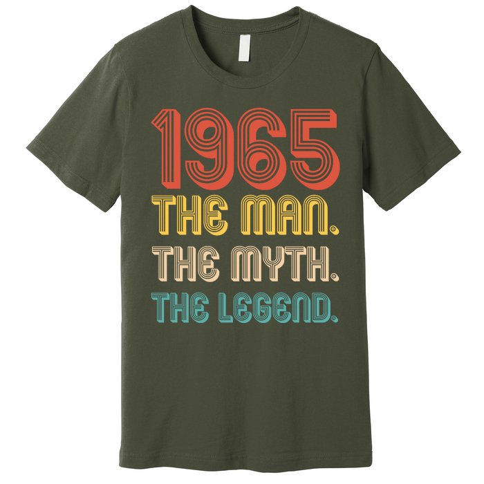 The Man The Myth The Legend 1965 60th Birthday Premium T-Shirt