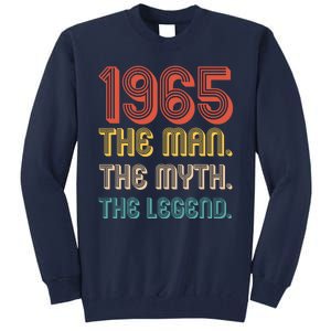 The Man The Myth The Legend 1965 60th Birthday Tall Sweatshirt