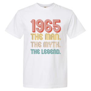 The Man The Myth The Legend 1965 60th Birthday Garment-Dyed Heavyweight T-Shirt