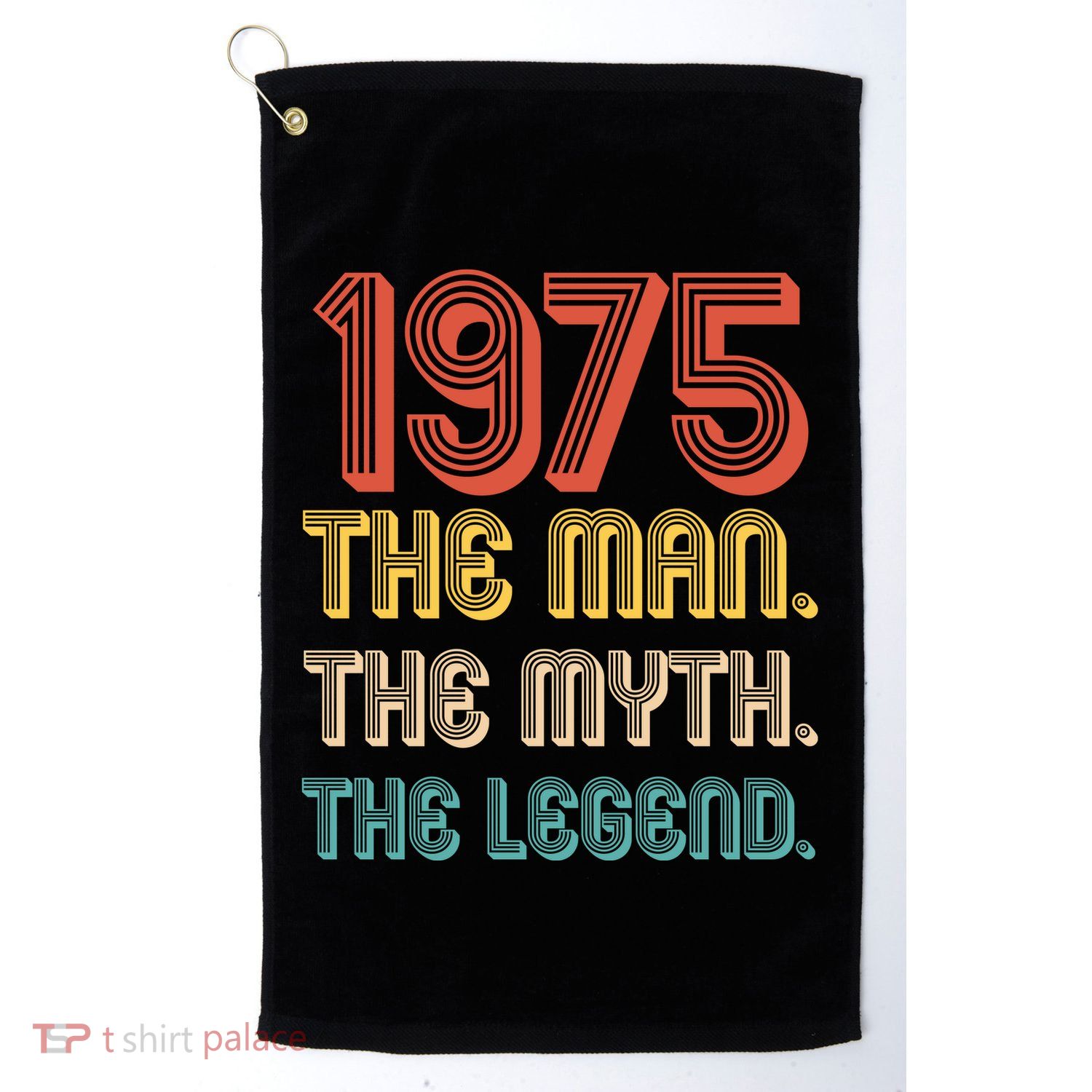 The Man The Myth The Legend 1975 50th Birthday Golf Towel